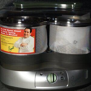 Emeril Double Steamer By T-Fal Emerilware - New In Open Box